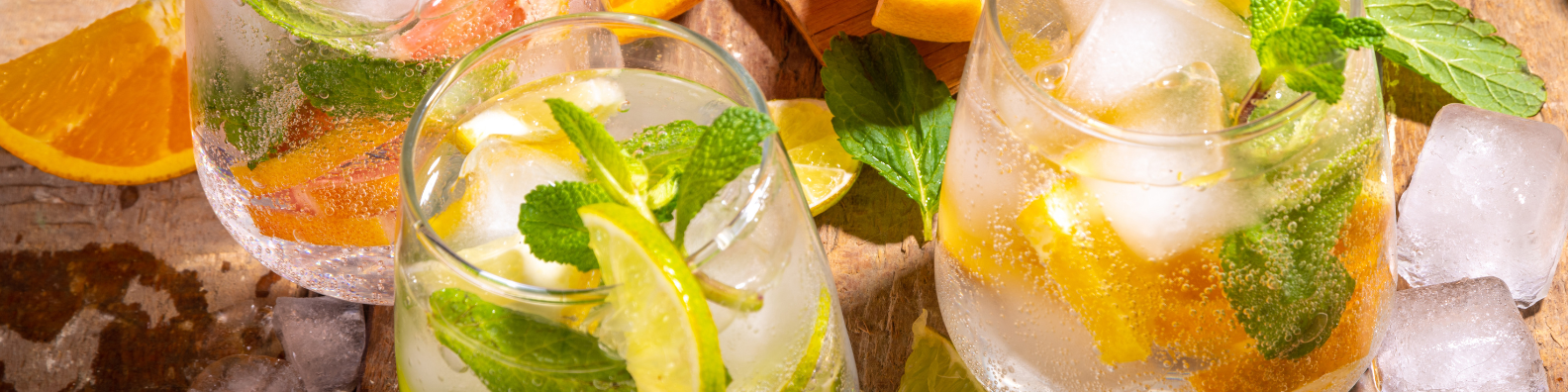 Manuka Honey Citrus Sparkle Mocktail
