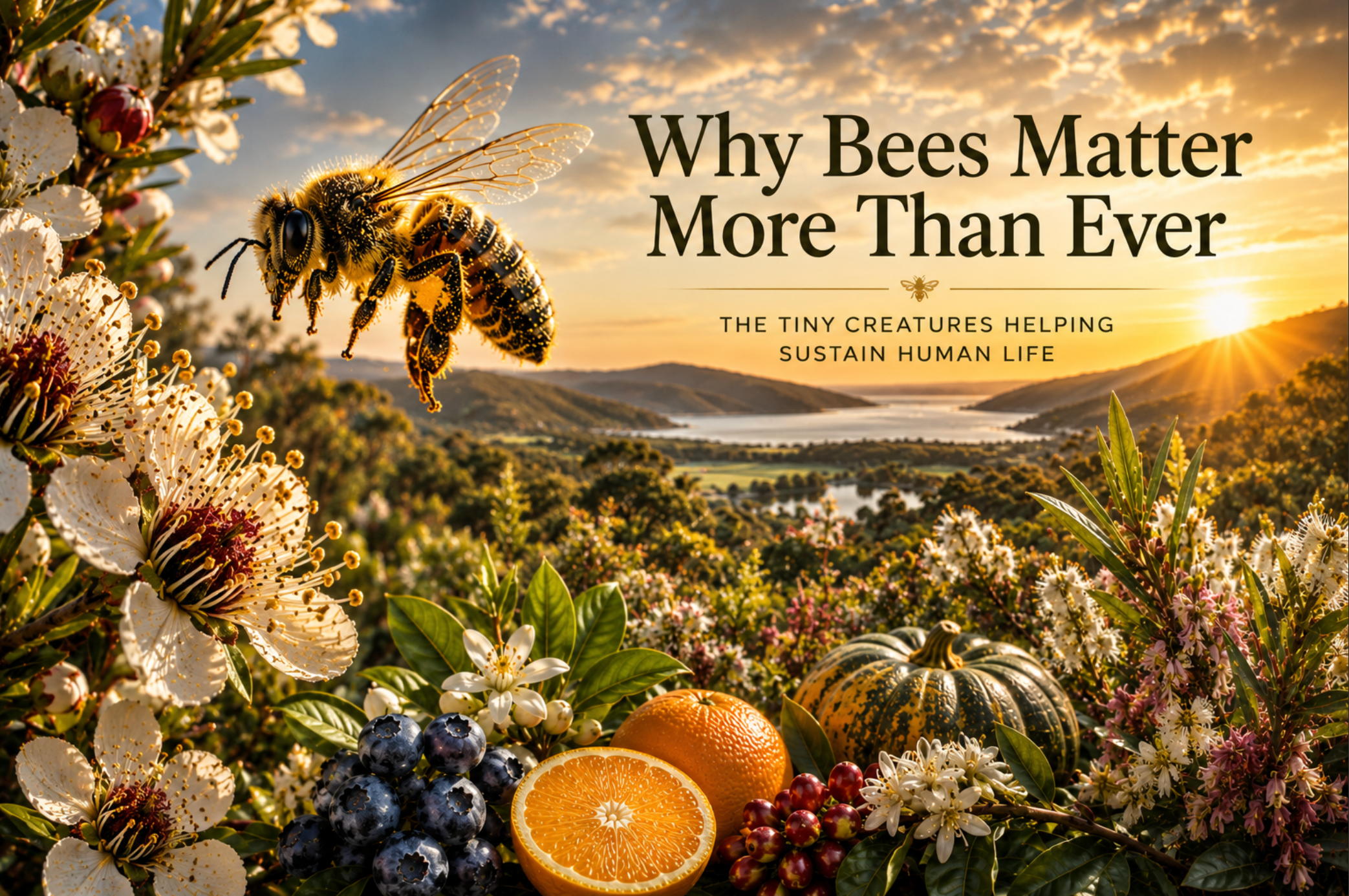 Why Bees Matter More Than Ever: The Tiny Creatures Helping Sustain Human Life