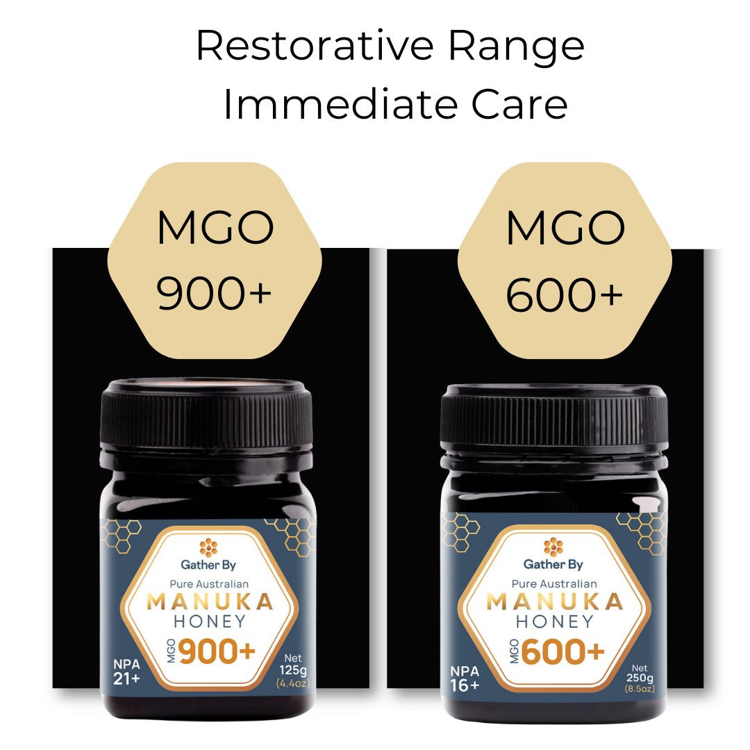 2 jars raw manuka honey mgo 800 plus mgo 500 plus
